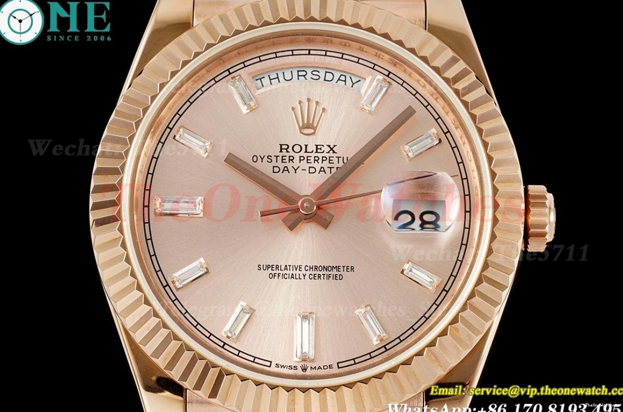 KF Dia DayDate RG Weight) 40mm Gold Rose 228235 VR3255(Gain RG 0523